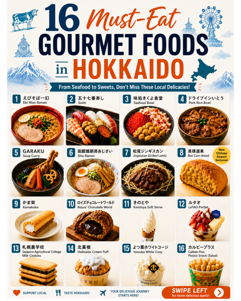 16 Must-Eat Foods in Hokkaido: The Ultimate Food Lover’s Guide (2026)